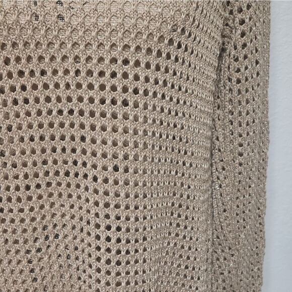 THALIA Sodi open weave oversized sweater‎ size large - Picture 2 of 6